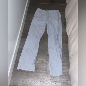 Brandy Melville Light Blue Striped Joggers